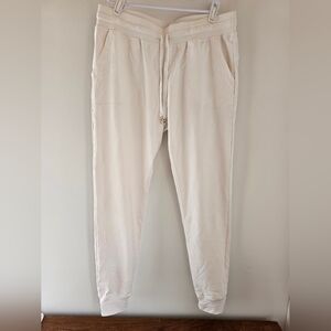 Zyia Active White Unwind Joggers